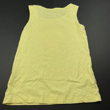 Load image into Gallery viewer, Girls Kids &amp; Co, yellow cotton singlet / tank top, EUC, size 7,  