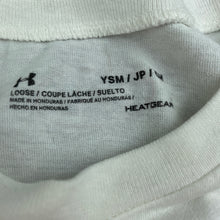 Load image into Gallery viewer, Boys Under Armour, HeatGear cotton blend t-shirt / top, GUC, size 8-9,  