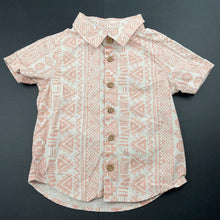 Load image into Gallery viewer, Boys Baby Berry, lightweight cotton short sleeve shirt, EUC, size 0,  