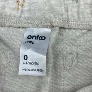 Girls Anko, soft feel leggings / bottoms, elasticated, EUC, size 0,  