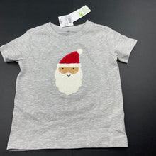Load image into Gallery viewer, Boys Anko, grey Christmas t-shirt / top, NEW, size 0,  