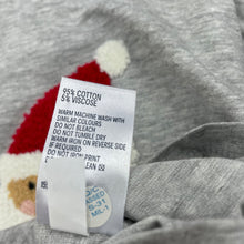 Load image into Gallery viewer, Boys Anko, grey Christmas t-shirt / top, NEW, size 0,  