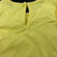 Load image into Gallery viewer, Girls Baby Baby, yellow cottonn t-shirt / top, NEW, size 0,  