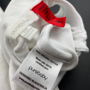 unisex purebaby, 0.5 Tog organic cotton sleeping bag, L: 60cm, GUC, size 0000-00,  
