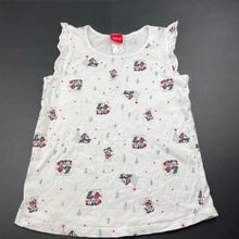 Load image into Gallery viewer, Girls Disney, Mickey &amp; Minnie Mouse cotton Christmas top, FUC, size 7,  