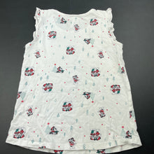 Load image into Gallery viewer, Girls Disney, Mickey &amp; Minnie Mouse cotton Christmas top, FUC, size 7,  