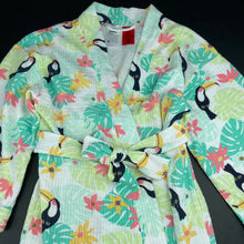 Load image into Gallery viewer, Girls Anko, lightweight dressing gown / bath robe, L: 73cm, GUC, size 5,  