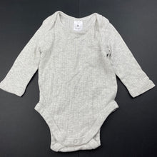 Load image into Gallery viewer, unisex Target, grey pointelle bodysuit / romper, EUC, size 00,  