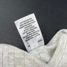 Load image into Gallery viewer, unisex Target, grey pointelle bodysuit / romper, EUC, size 00,  