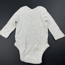 Load image into Gallery viewer, unisex Target, grey pointelle bodysuit / romper, EUC, size 00,  