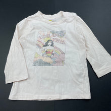 Load image into Gallery viewer, Girls Cotton On, WonderWoman cotton long sleeve top, FUC, size 1,  