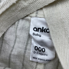 Load image into Gallery viewer, Boys Anko, linen / cotton overalls / shortalls, EUC, size 000,  