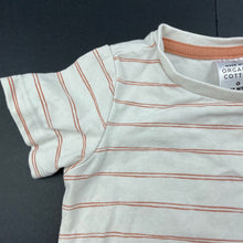 Load image into Gallery viewer, unisex Target, stretchy striped t-shirt / top, EUC, size 0,  