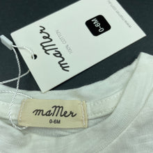 Load image into Gallery viewer, Girls Ma Mer, lightweight cotton t-shirt / top, NEW, size 000-00,  
