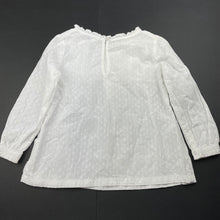 Load image into Gallery viewer, Girls Anko, white cotton long sleeve top, EUC, size 3,  