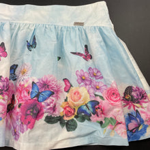 Load image into Gallery viewer, Girls Ebita, lightweight floral skirt, adjustable, L: 32cm, EUC, size 8,  