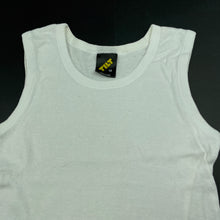 Load image into Gallery viewer, Boys Tilt, white cotton singlet top, FUC, size 12,  