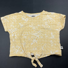 Load image into Gallery viewer, Girls Piping Hot, floral cotton tie front top, GUC, size 2,  