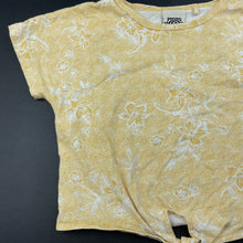 Load image into Gallery viewer, Girls Piping Hot, floral cotton tie front top, GUC, size 2,  
