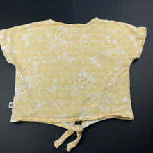 Load image into Gallery viewer, Girls Piping Hot, floral cotton tie front top, GUC, size 2,  