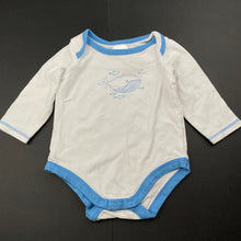 Load image into Gallery viewer, unisex Target, stretchy bodysuit / romper, whale, GUC, size 000,  