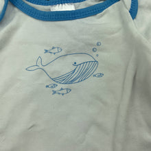 Load image into Gallery viewer, unisex Target, stretchy bodysuit / romper, whale, GUC, size 000,  
