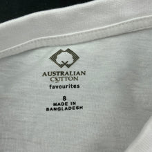 Load image into Gallery viewer, unisex Favourites, Aust cotton long sleeve t-shirt / top, EUC, size 8,  