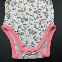 Load image into Gallery viewer, Girls Dymples, floral cotton singletsuit / romper, GUC, size 000,  