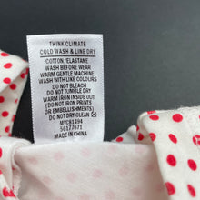Load image into Gallery viewer, Girls Disney, Minnie Mouse tiered party dress, EUC, size 0, L: 39cm