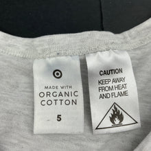 Load image into Gallery viewer, Boys Target, organic cotton blend pyjama top, GUC, size 5,  