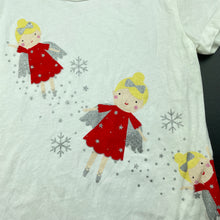 Load image into Gallery viewer, Girls Big W, cotton Christmas t-shirt / top, EUC, size 5,  
