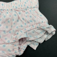 Load image into Gallery viewer, Girls Anko, lightweight cotton bloomers / nappy cover, EUC, size 000,  
