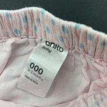 Load image into Gallery viewer, Girls Anko, lightweight cotton bloomers / nappy cover, EUC, size 000,  
