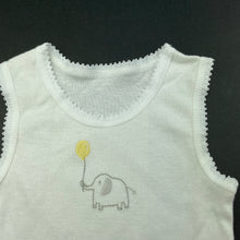 Load image into Gallery viewer, unisex Marquise, embroidered cotton singlet top, EUC, size 000,  