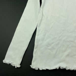 Girls Blue Sky, ribbed stretchy long sleeve top, FUC, size 5,  