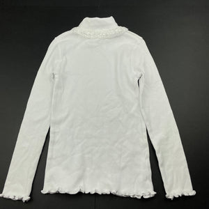 Girls Blue Sky, ribbed stretchy long sleeve top, FUC, size 5,  