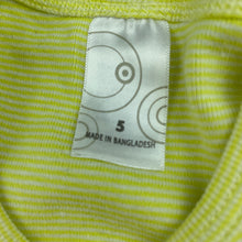 Load image into Gallery viewer, Girls Target, striped cotton t-shirt / top, GUC, size 5,  
