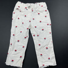 Load image into Gallery viewer, Girls Next, stretch cotton pants, adjustable, GUC, size 0,  