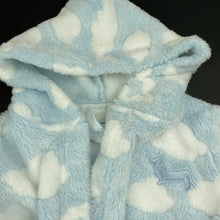 Load image into Gallery viewer, unisex Peter Alexander, soft fleece dressing gown / bath robe, L: 48cm, EUC, size 0-1,  