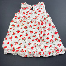 Load image into Gallery viewer, Girls Baby Berry, stretchy floral romper dress, EUC, size 00,  