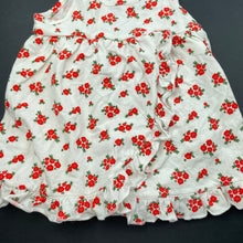 Load image into Gallery viewer, Girls Baby Berry, stretchy floral romper dress, EUC, size 00,  