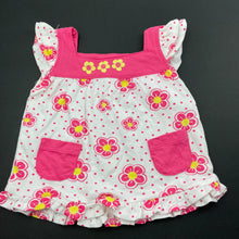 Load image into Gallery viewer, Girls Tiny Little Wonders, floral cotton summer top, FUC, size 00,  