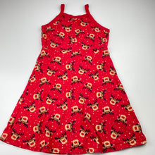 Load image into Gallery viewer, Girls B&amp;L, Christmas casual dress, reindeer, EUC, size 7, L: 62cm