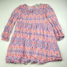 Load image into Gallery viewer, Girls Piping Hot, lightweight long sleeve casual dress, GUC, size 6, L: 57cm