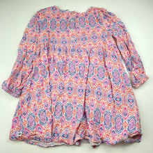 Load image into Gallery viewer, Girls Piping Hot, lightweight long sleeve casual dress, GUC, size 6, L: 57cm