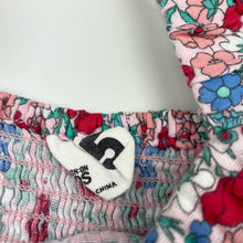 Load image into Gallery viewer, Girls Cotton On, floral cotton playsuit, GUC, size 5,  
