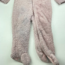 Load image into Gallery viewer, Girls Baby Berry, pink fleece zip coverall / romper, GUC, size 2,  
