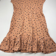 Load image into Gallery viewer, Girls Mango, animal print cotton casual dress, EUC, size 16, L: 80cm
