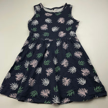 Load image into Gallery viewer, Girls Anko, navy cotton casual dress, FUC, size 6, L: 56cm