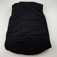 Load image into Gallery viewer, Girls Tilii, black reversible puffer vest / jacket, GUC, size 8,  